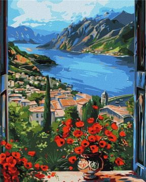 Rayher.	 Slikanje po brojevima, Mountain pier, 40x50 cm