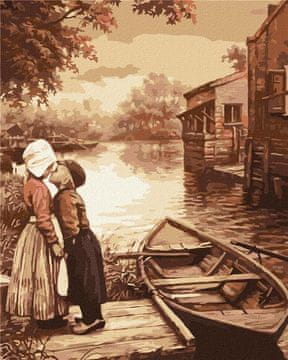Rayher.	 Slikanje po brojevima, The first kiss, 40x50 cm