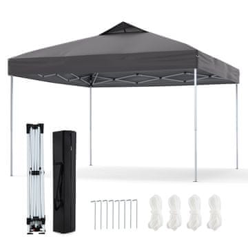 Northix Sklopiva sjenica 3x3 m vodootporna UV50+ siva