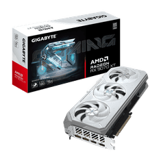 Gigabyte Radeon RX 9070 XT GAMING OC ICE 16G grafička kartica, 16GB GDDR6 (GV-R907XGAMINGOCICE-16GD)