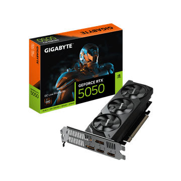 Gigabyte GeForce RTX 5050 OC niskoprofilna 8G grafička kartica, 8GB GDDR6 (GV-N5050OC-8GL)