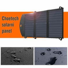 Choetech solarni panel 19W USB TipA putni SC001
