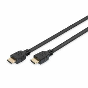 Digitus HDMI Ultra HD 8K kabel 1m High Speed crni AK-330124-010-S