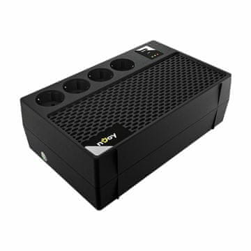 NJOY UPS 650VA Line-Interactive stolni / zidni USB Renton 650 Plus