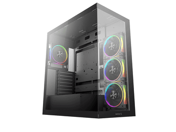 DEEPCOOL CG580 4F V2 kućište za računalo, ATX, Midi-Tower, Kaljeno staklo, crno (R-CG580-BKADA4-G-2)