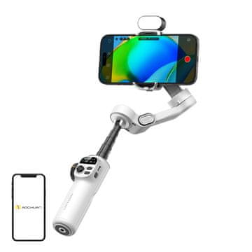 MojPlanet AOCHUAN X2 gimbal s RGB rasvjetom (bijela)