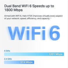 Mercusys Sveobuhvatan Wi-Fi sustav Halo H70X (3-pack), WiFi6 Mesh
