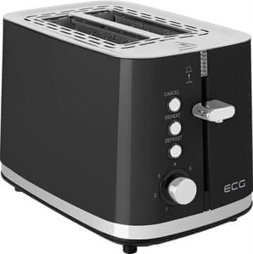 ECG Toster ST 2766 Vintage Nero