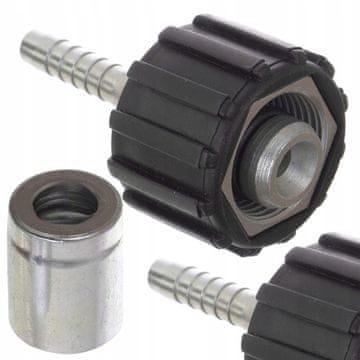 Priključak za crijevo DN6 + kompresijska čahura; navoj - M22x1,5, igla 14 mm