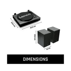 LENCO LS-300BK gramofon