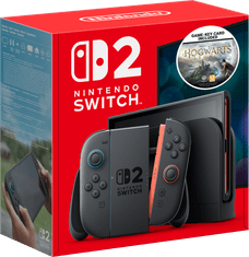 Nintendo Switch 2 konzola s igrom Hogwarts Legacy, svijetloplava/crvena