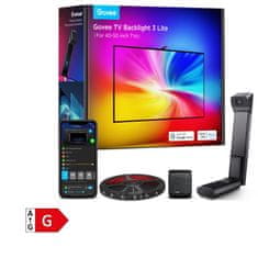 Govee Envisual TV Backlight 3 Lite, 101,60–127,00 cm (40–50), crna