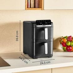 Tefal EY7528E0 Easy Fry Crispy Stack friteza na vrući zrak, 4+6 L, 2700 W