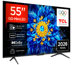 TCL 55P8L 4K UHD TV, QD Mini LED, Google TV