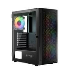 Modecom Aramis ARGB Midi ATX kućište 2xUSB2.0, 1xUSB3.0 Ventilator: 4x12cm, kaljeno staklo, RGB, Gaming