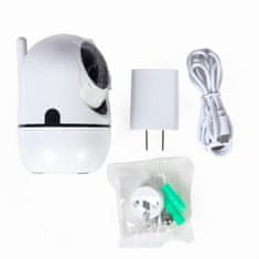 Gembird TSL-CAM-WRHD-02 pametna rotirajuća WiFi kamera 1080p bijela MicroSD
