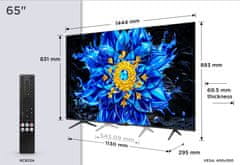 TCL 65P8L 4K UHD TV, QD Mini LED, Google TV