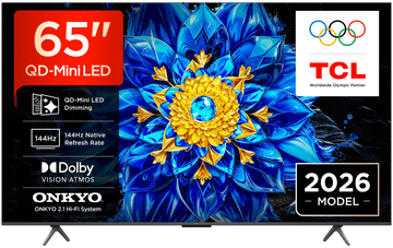 TCL 65P8L 4K UHD TV, QD Mini LED, Google TV