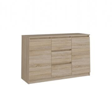 Topeshop Malwa 2D3S SONOMA komoda