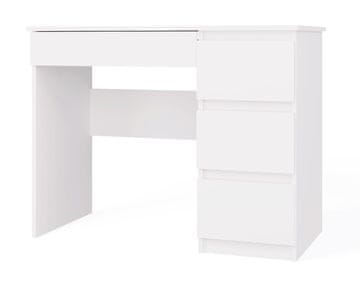 Topeshop Mijas Radni stol DESNO BIJELI