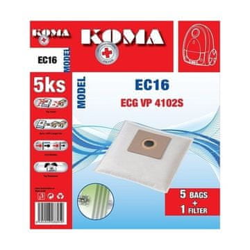 ECG Vrećice za usisavač Koma EC16S, 25 ks