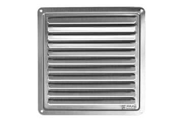 HACO Ventilacijska rešetka Ventilation grille - cover NVM, 150 x 150 mm K, stainless steel 0710