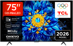 75P8L 4K UHD TV, QD Mini LED, Google TV