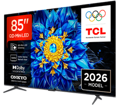 TCL 85P8L 4K UHD TV, QD Mini LED, Google TV