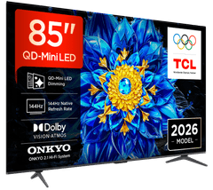 TCL 85P8L 4K UHD TV, QD Mini LED, Google TV