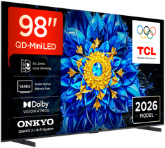 TCL 95P8L 4K UHD TV, QD Mini LED, Google TV