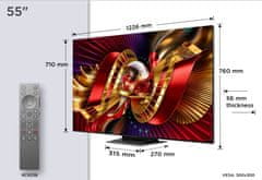 TCL 55C8L 4K UHD TV, SQD-Mini LED, GoogleTV