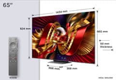 TCL 65C8L 4K UHD TV, SQD-Mini LED, GoogleTV