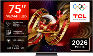 TCL 75C8L 4K UHD TV, SQD-Mini LED, GoogleTV