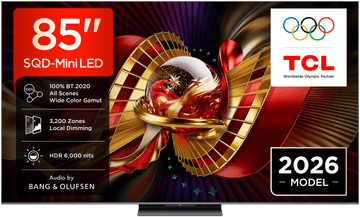 TCL 85C8L 4K UHD TV, SQD-Mini LED, GoogleTV
