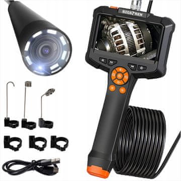 Bigstern HD 5m IP67 USB 8LED baterijska vertikalna endoskopska inspekcijska kamera 4.2 LCD