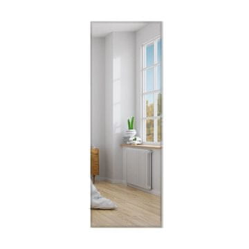 Northix Pravokutno zidno ogledalo pune dužine 110x38 cm srebrno