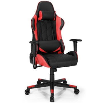 Northix Podesiva gaming stolica trkaći stil PU 150 kg nasloni