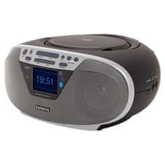 AIWA BBTU-500DAB/SL prijenosni boombox CD/MP3/USB/Bluetooth radio z DAB+/FM-RDS 