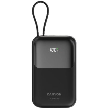 Canyon OnPower 101 prijenosna baterija, 10000 mAh, crna (CNS-CPB101BK)