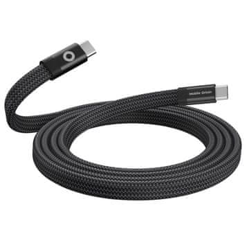 Mobile-origin USB-C na USB-C kabel, 1 m, magnetski (MCF-USBC-1M-BLK)