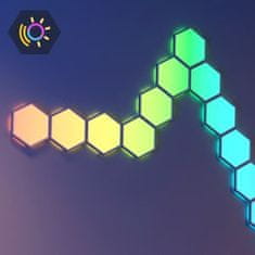 Govee Glide Hexagon Expansion Pack, komplet za proširenje s 2 panela, 6 boja, bijela