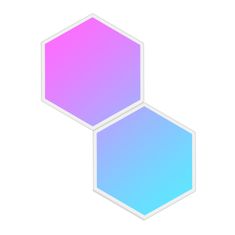 Govee Glide Hexagon Expansion Pack, komplet za proširenje s 2 panela, 6 boja, bijela