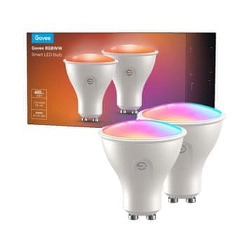 Govee RGBWW pametne LED žarulje, 400 lumena, 2 komada, bijele
