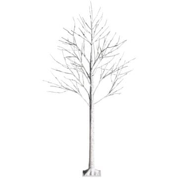 Northix Umjetna breza 180 cm s 96 LED lampica i fleksibilnim granama