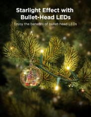 Govee Christmas Sparkle String Lights pametni novogodišnji svjetlosni lanac, 20 m
