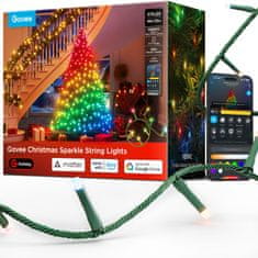 Govee Christmas Sparkle String Lights pametni novogodišnji svjetlosni lanac, 20 m