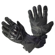 Cappa Racing Rukavice za motor CAP kožne duge crne XS