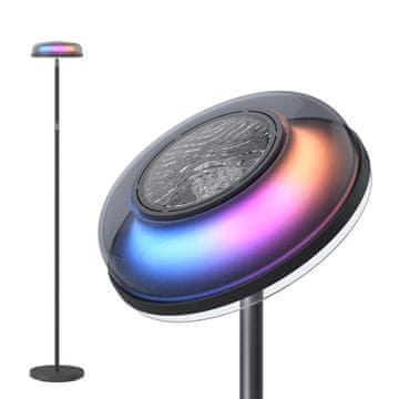 Govee Uplighter Floor Lamp podna lampa, RGBICWW, 170 cm, crna