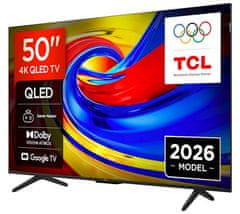 TCL 50P7L 4K UHD televizor, QLED, GoogleTV