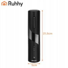 Ruhhy Set električnih otvarača za vino s baterijom od 500 mAh, USB